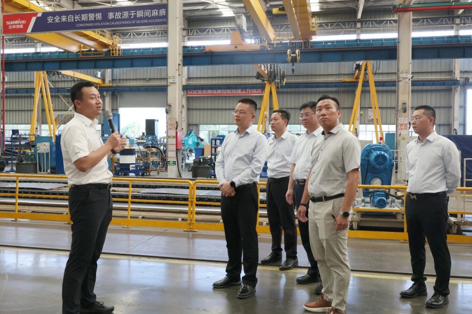 共商合作,建华控股有限公司董事长汪贵华到访山河智能